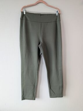 Express Olive Green Pull-on Stretch Leggings Skinny Ankle Size L
